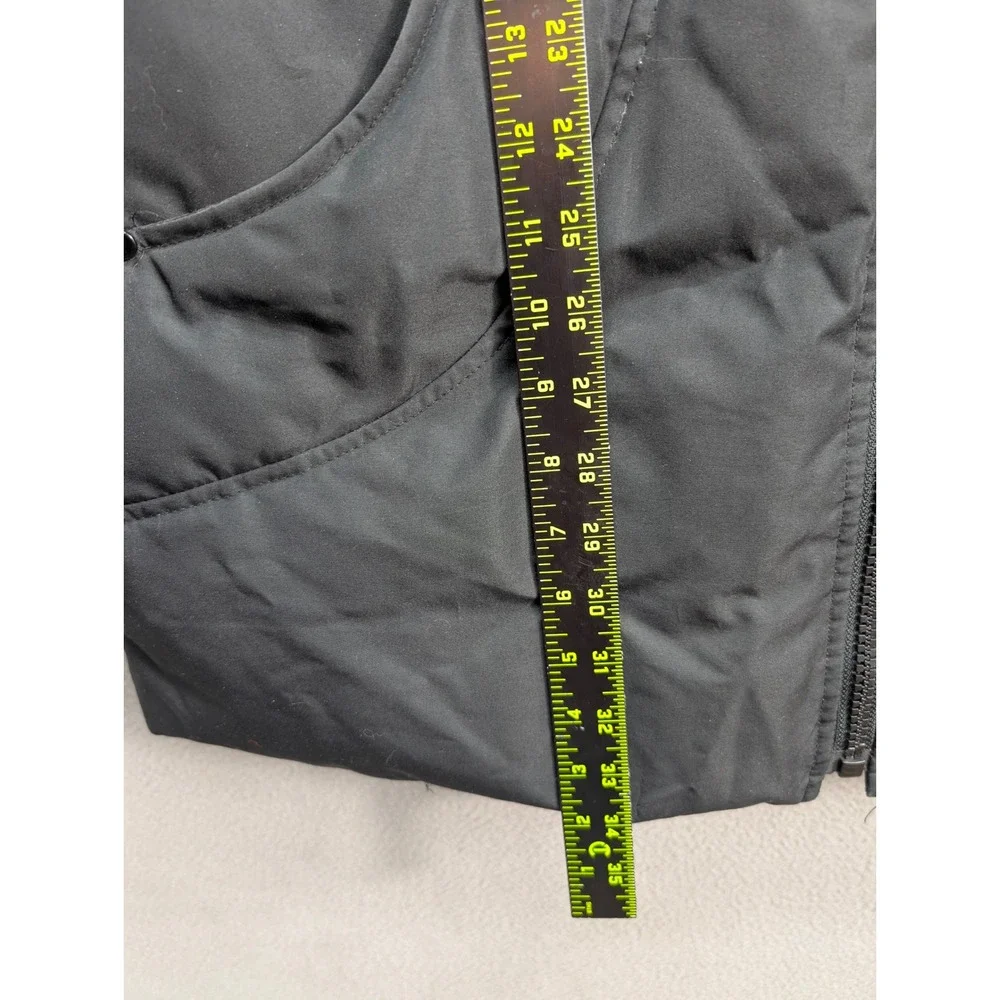 HFX Performance Men's Black Puffer Jacket Size L Wind Resistant Outdoor Full Zip